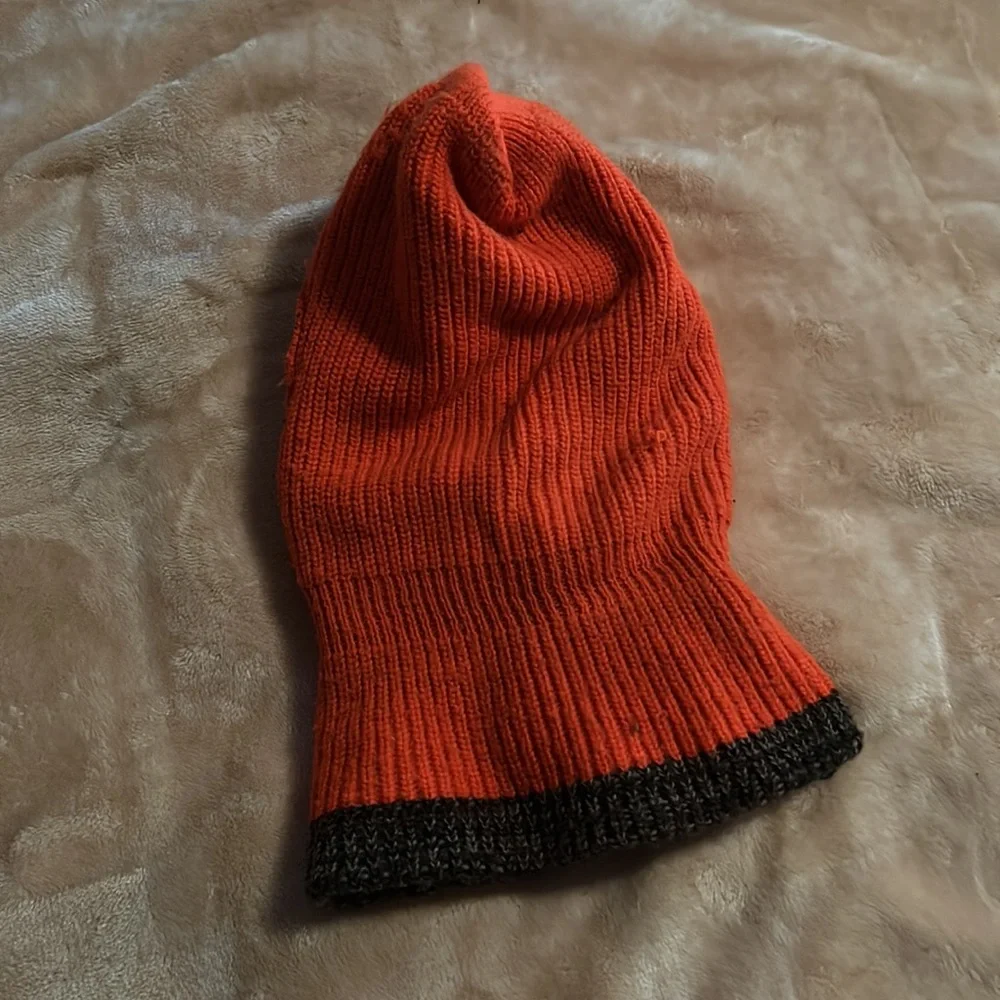 Vintage Reversible Hunting Toboggan/Mask